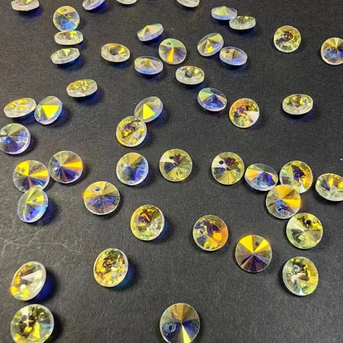 Glass Pendants, Saucer, DIY, 8mm, Approx 