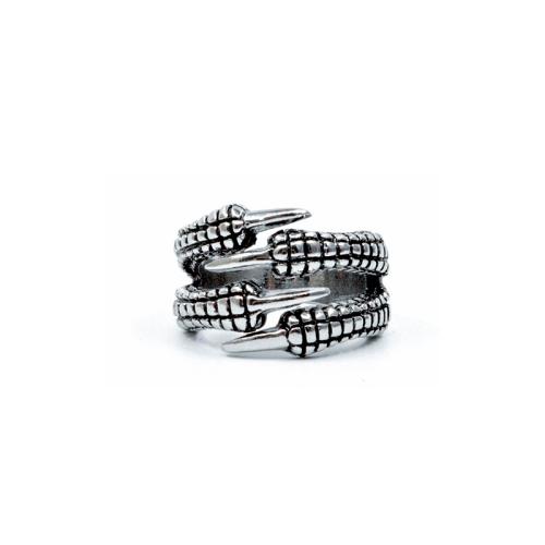 Bague en alliage de zinc, Placage, unisexe & styles différents pour le choix, argent, Vendu par PC