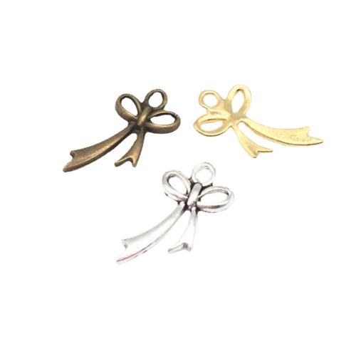 Zinc Alloy Bowkont Pendants, Bowknot, plated, DIY 