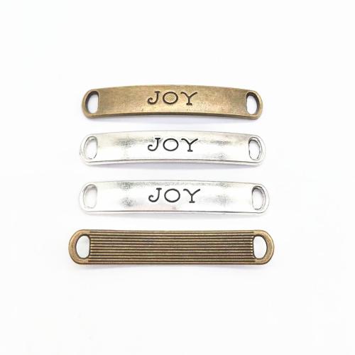 Zinc Alloy Connector Bar, plated, DIY & 1/1 loop 