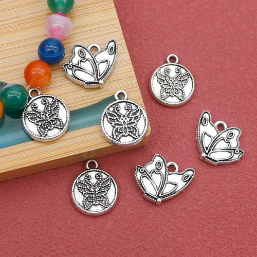 Zinc Alloy Animal Pendants, antique silver color plated, DIY 