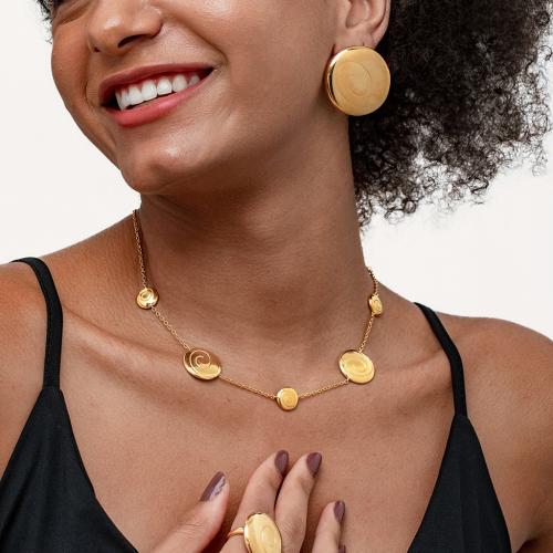 Ensemble de bijoux en acier de titane, Acier titane, Placage, styles différents pour le choix & pour femme, plus de couleurs à choisir, Vendu par PC