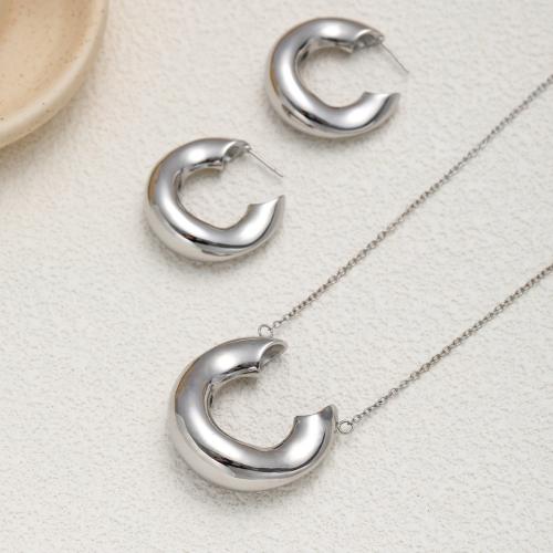 Titanium Steel Jewelry Set, plated & for woman 