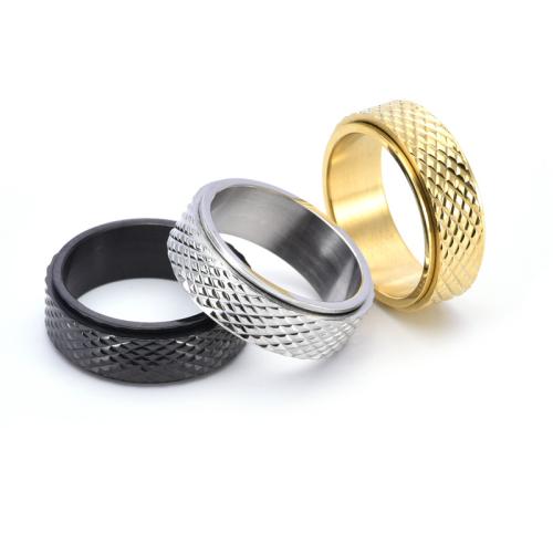 Titanium Steel Finger Ring, plated & for woman 