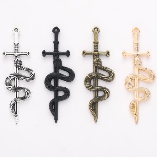 Zinc Alloy Jewelry Pendants, Sword, plated, DIY 