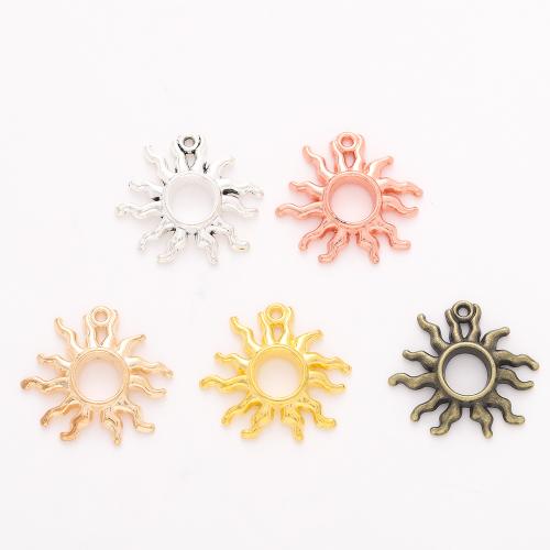 Zinc Alloy Jewelry Pendants, Sun, plated, DIY 