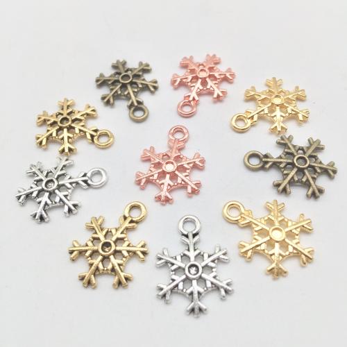 Zinc Alloy Jewelry Pendants, Snowflake, plated, DIY 