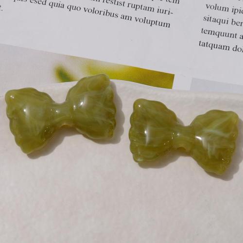 Acrylic Jewelry Beads, Bowknot, polished, DIY 