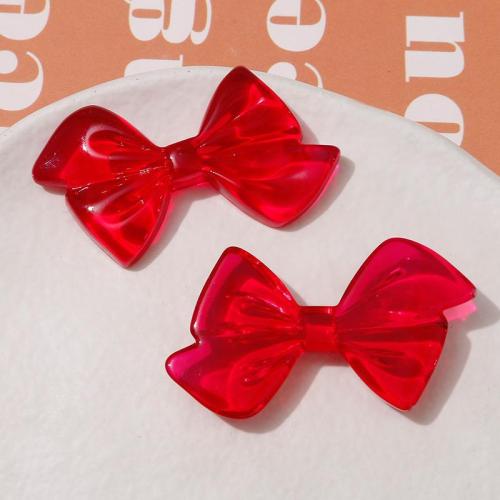 Hair Barrette Finding, Acrylic, Bowknot, polished, DIY 