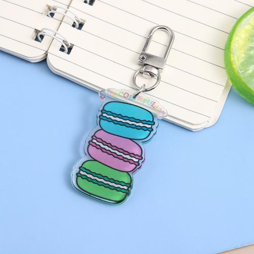 Zinc Alloy Key Clasp, Acrylic, with Zinc Alloy, portable & multifunctional 