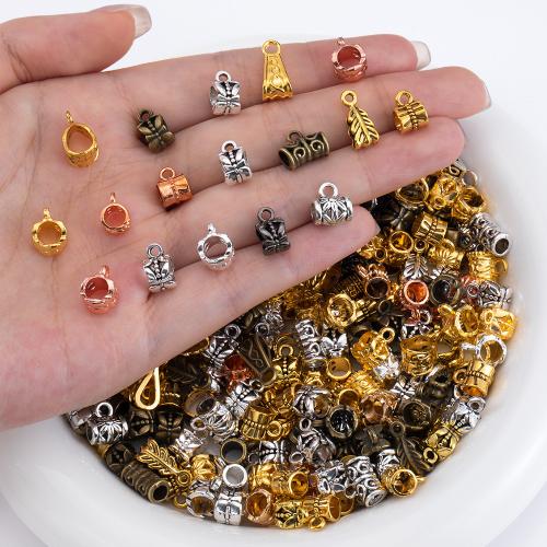 Zinc Alloy Bail Beads, plated, DIY & mixed 