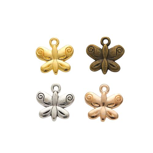 Zinc Alloy Animal Pendants, Butterfly, plated, DIY Approx [