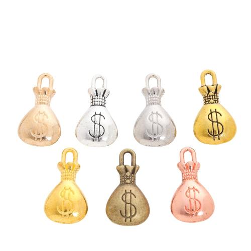 Zinc Alloy Jewelry Pendants, Money Bag, plated, DIY Approx 