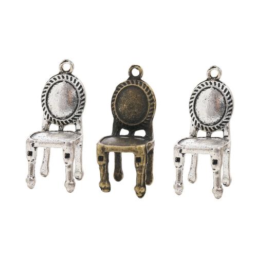 Zinc Alloy Jewelry Pendants, Chair, plated, DIY Approx 