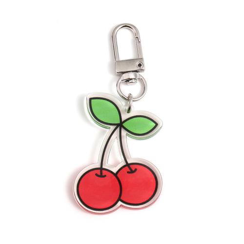 Acrylic Key Chain, with Zinc Alloy, portable & multifunctional 