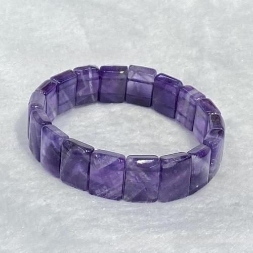 Amethyst Armband, Geometrisches Muster, poliert, Modeschmuck & unisex, Länge:ca. 6-8 ZollInch, verkauft von PC