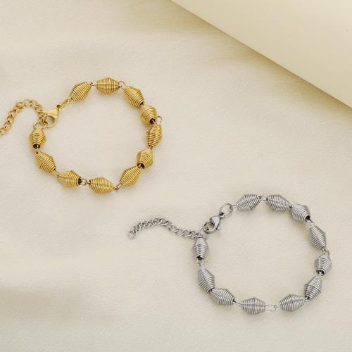 Acier titane bracelet, Placage, pour femme, plus de couleurs à choisir, Vendu par PC