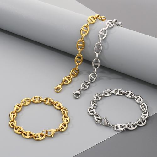 Acier titane bracelet, Placage, pour femme, plus de couleurs à choisir, Vendu par PC