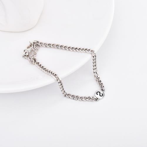 Pulseras de Plata Estelina, plata de ley 925, con 3CM extender cadena, para mujer & esmalte, plateado, longitud:aproximado 16 cm, Vendido por UD