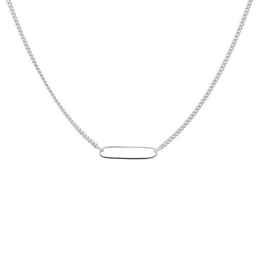 Collar de la joyería de plata esterlina, plata de ley 925, con 5CM extender cadena, para mujer, más colores para la opción, longitud:aproximado 40 cm, Vendido por UD