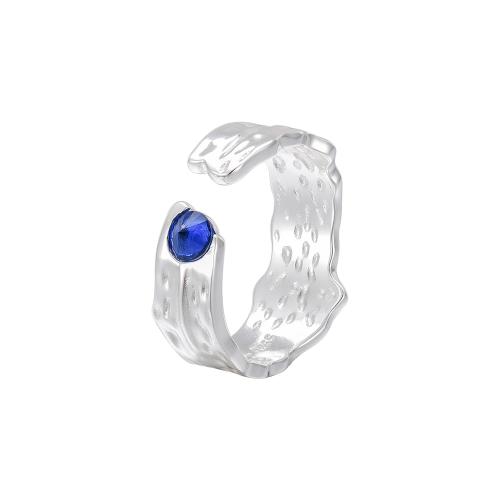 Zircon pavent argent sterling Bague, argent sterling 925, pavé de micro zircon & pour femme, plus de couleurs à choisir, Vendu par PC[