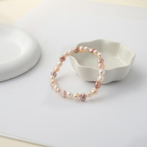 Bracelets de perles, perle d'eau douce cultivée, pour femme .5 cm, Vendu par PC[