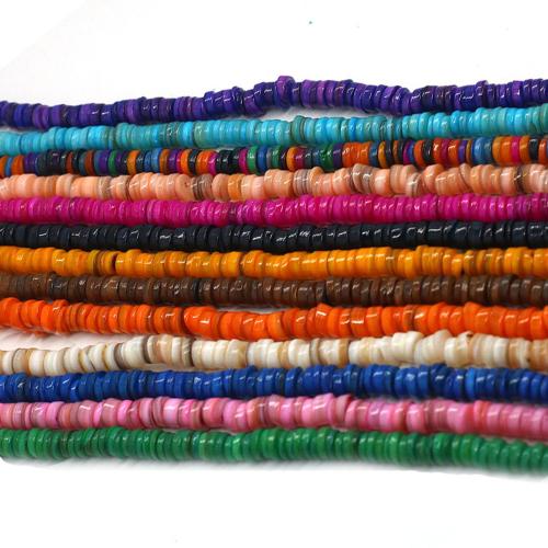 Dyed Shell Beads, DIY Approx 38 cm 