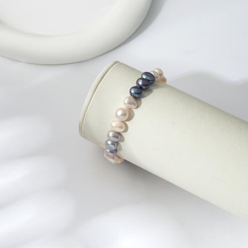 Bracelets de perles, perle d'eau douce cultivée, pour femme .5 cm, Vendu par PC[