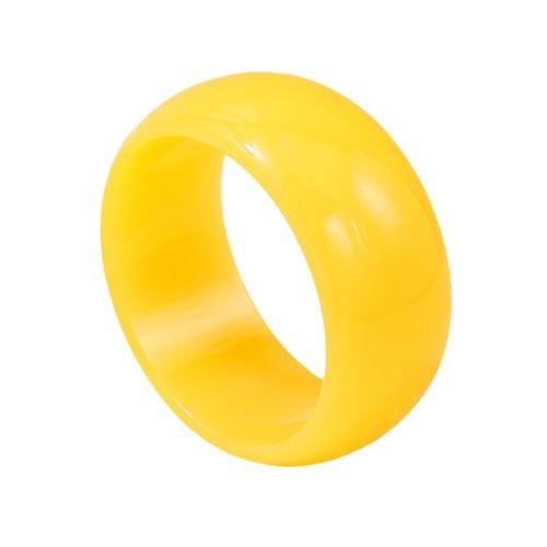 Acrylique bracelet ordinaire, Placage, pour femme, Jaune, Vendu par PC