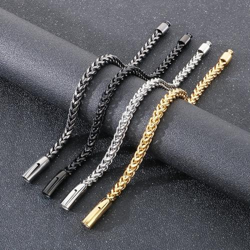 Pulseras de acero inoxidable, acero inoxidable 304, Recubrimiento iónico al vacío, diverso tamaño para la opción & para hombre, más colores para la opción, Vendido por UD