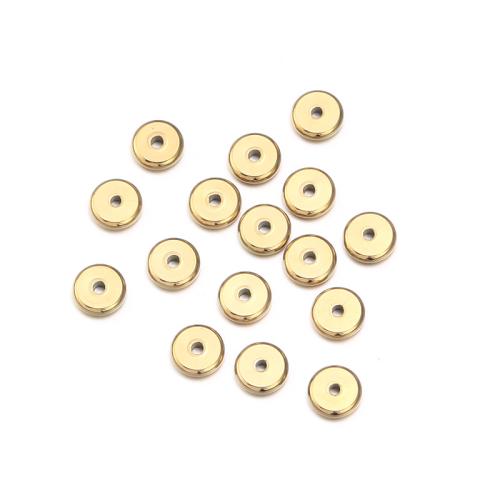 Billes en acier inoxydable, Acier inoxydable 304, Placage ionique sous vide, DIY, doré, Vendu par PC[