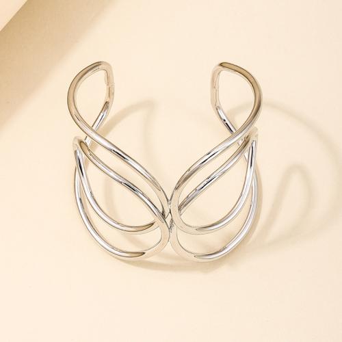 Zinc Alloy Cuff Bangle, plated, for woman 