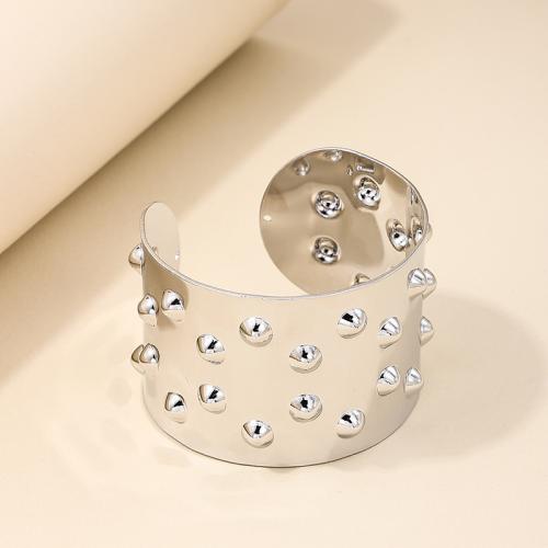 Zinc Alloy Cuff Bangle, plated, for woman 