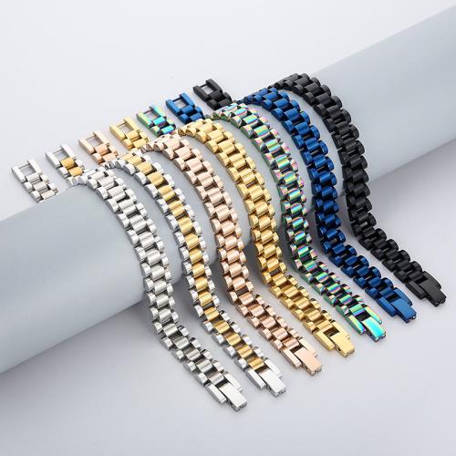 Bracelets en acier inoxydable, Acier inoxydable 304, Placage ionique sous vide, styles différents pour le choix & pour homme, Vendu par PC