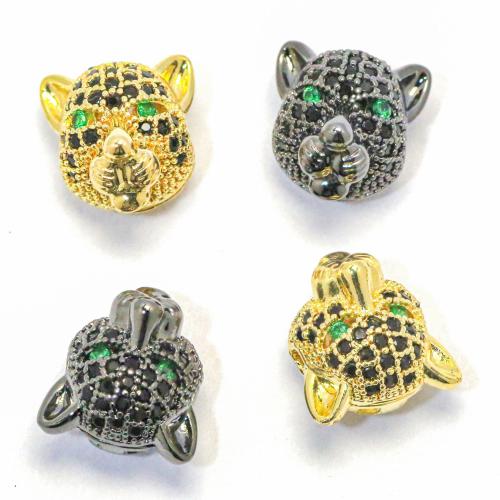 Perles zircon Micro Pave cubes, laiton, tigre, Placage, DIY & pavé de micro zircon, plus de couleurs à choisir, Vendu par PC[