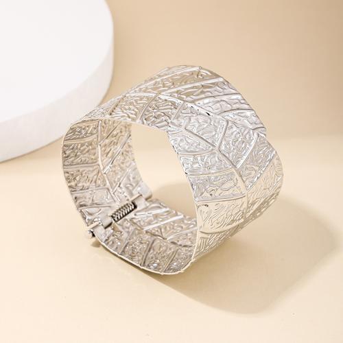 Zinc Alloy Cuff Bangle, plated, for woman 