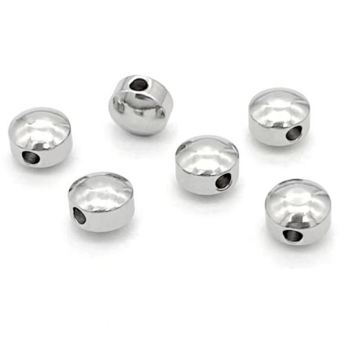 ステンレス製ビーズ, 304ステンレススチール, メッキ, DIY, オリジナルカラー 穴:約 1.8mm, 売り手 パソコン