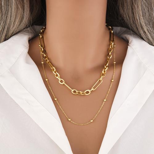 Collier en laiton fait à la main, Placage ionique sous vide, pour femme, Vendu par PC