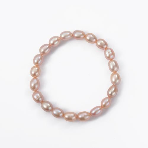 Bracelets de perles, perle d'eau douce cultivée, pour femme, plus de couleurs à choisir .3 cm, Vendu par PC[