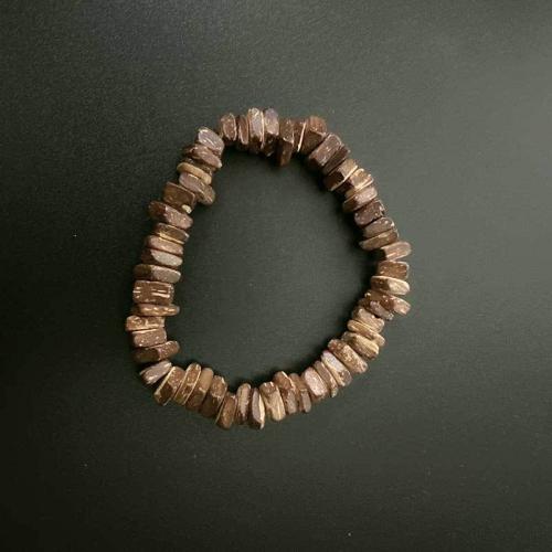 Bracelets en bois, noix de coco, unisexe cm, Vendu par PC