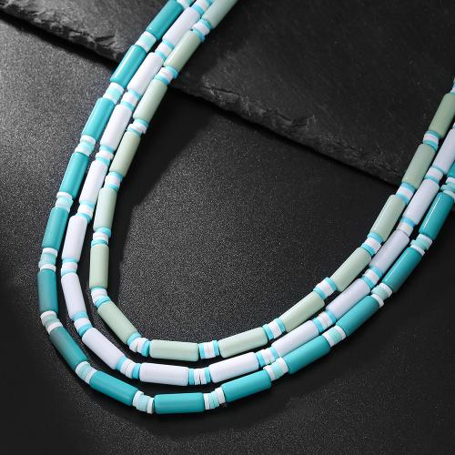 Collier Bijoux argile POLYMERE, argile de polymère, unisexe, plus de couleurs à choisir, Vendu par PC