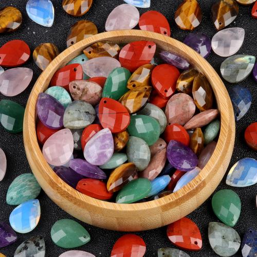 Gemstone ювелирные изделия Кулон, Природный камень, Каплевидная форма, DIY & различные материалы для выбора, Много цветов для выбора, продается PC