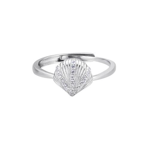 Zircon pavent argent sterling Bague, argent sterling 925, pavé de micro zircon & pour femme, platine, Vendu par PC