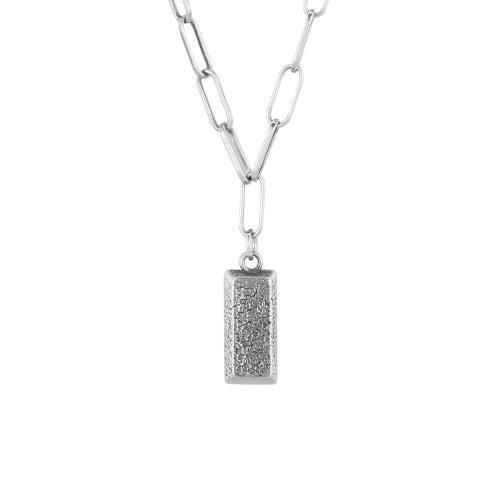 Sterling Silver Jewelry Necklace, 925 Sterling Silver, with 5CM extender chain, for woman, silver color Approx 40 cm 