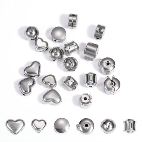 Stainless Steel Clasp Findings, 304 Stainless Steel, plated, DIY original color 