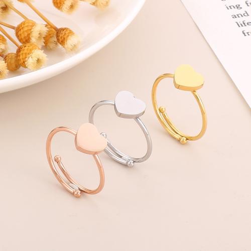 Stainless Steel Finger Ring, 304 Stainless Steel, Vacuum Ion Plating  & for woman 