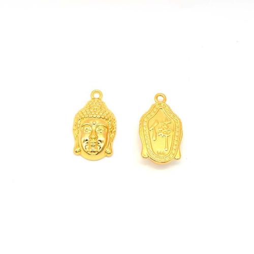 Zinc Alloy Jewelry Pendants, Buddha, plated, DIY 