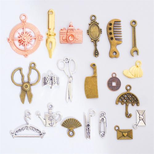 Zinc Alloy Jewelry Pendants, plated, random style & DIY 