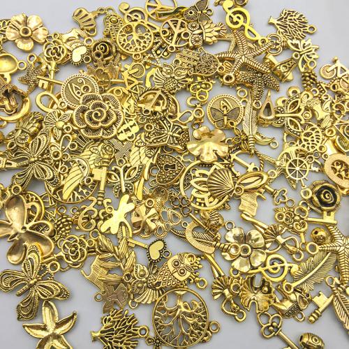 Zinc Alloy Jewelry Pendants, plated, random style & DIY 