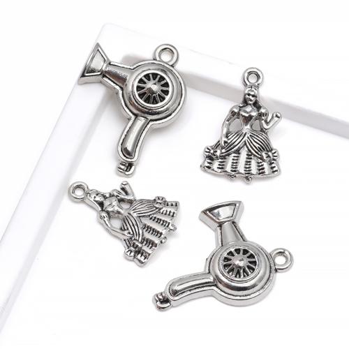 Zinc Alloy Jewelry Pendants, antique silver color plated, DIY 